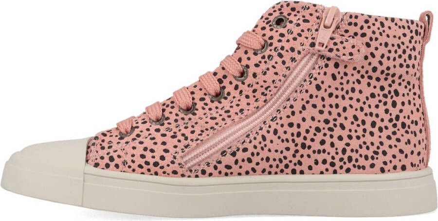 Shoesme Sneakers Meisjes Pink Dots Leer