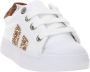 Shoesme SH21S021-A leren sneakers met glitters wit goud Meisjes Leer Panterprint 26 - Thumbnail 14