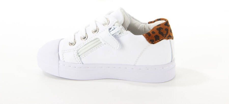 Shoesme Sneakers Meisjes white gold Leer