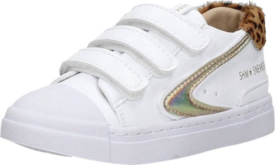 Shoesme Sneakers Meisjes white gold Leer