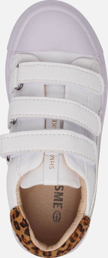 Shoesme Sneakers Meisjes white gold Leer