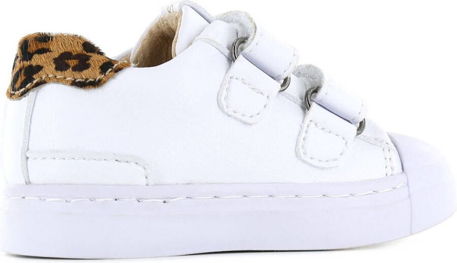 Shoesme Sneakers Meisjes white gold Leer