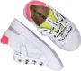 Shoesme SH21S021-A leren sneakers met glitters wit goud Meisjes Leer Panterprint 26 - Thumbnail 6