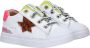 Shoesme SH21S021-A leren sneakers met glitters wit goud Meisjes Leer Panterprint 26 - Thumbnail 7