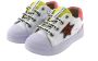 Shoesme SH21S021-A leren sneakers met glitters wit goud Meisjes Leer Panterprint 26 - Thumbnail 10