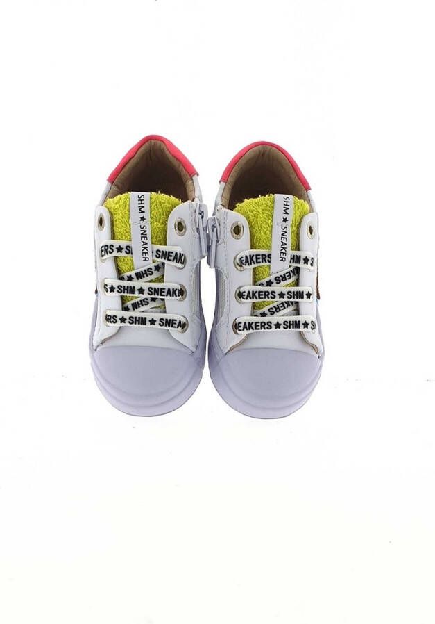 Shoesme Sneakers Meisjes white Pink Leer
