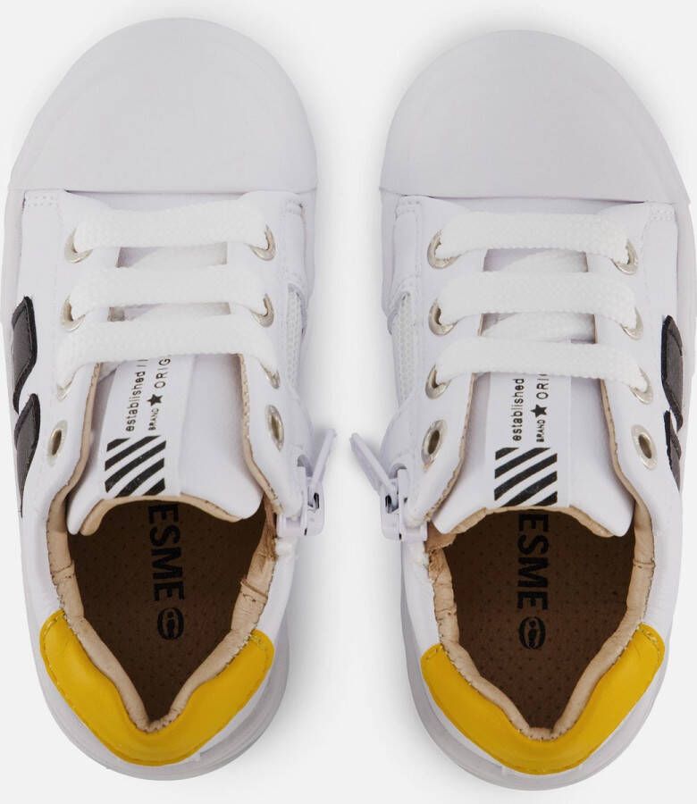 Shoesme Sneakers wit Leer Heren