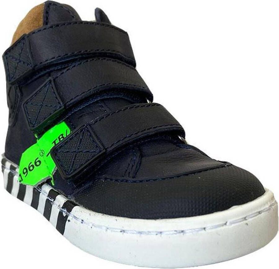 Shoesme Ur21w043 Hoge sneakers Leren Sneaker Jongens Blauw