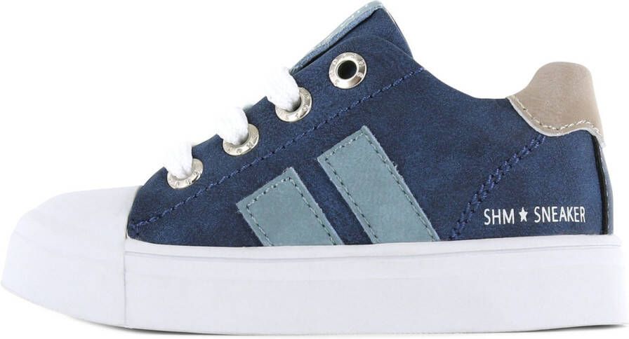 Shoesme Veterschoenen Jongens Dark Blue Leer