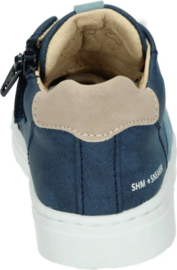 Shoesme Veterschoenen Jongens Dark Blue Leer