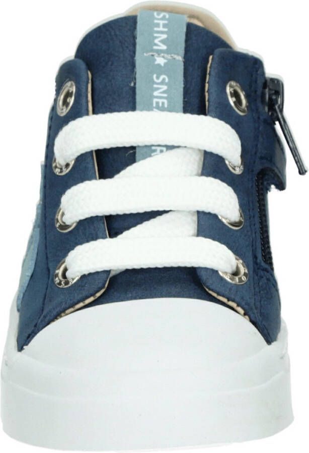 Shoesme Veterschoenen Jongens Dark Blue Leer