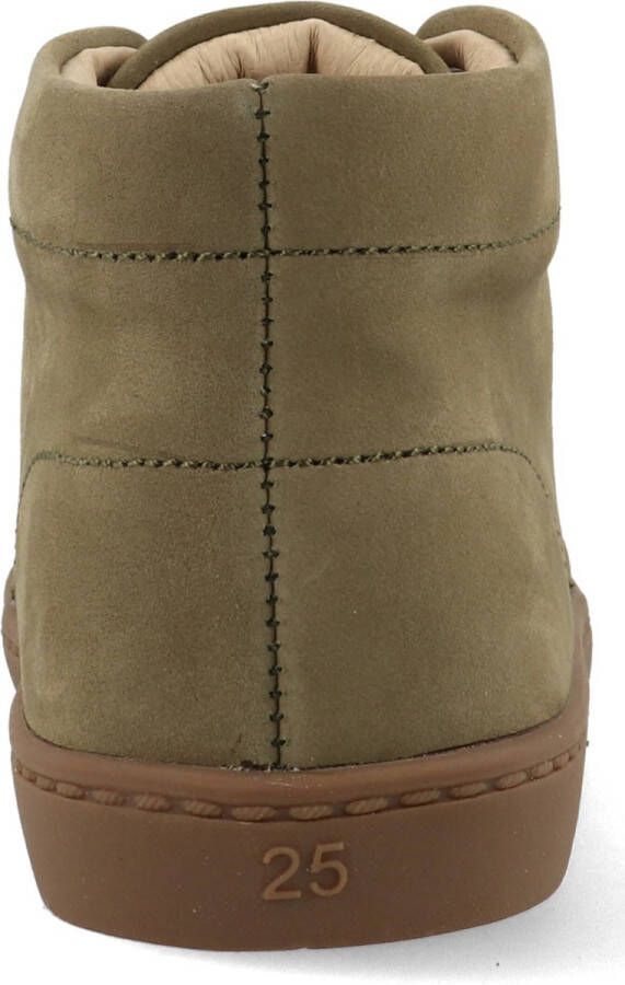 Shoesme Veterschoenen Jongens Green Leer