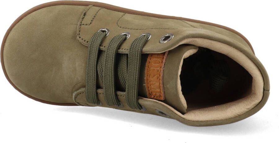 Shoesme Veterschoenen Jongens Green Leer