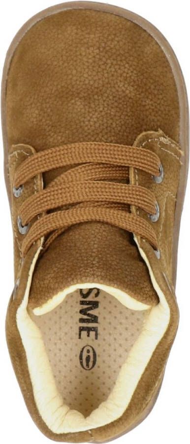 Shoesme Veterschoenen Meisjes jongens Brown Leer