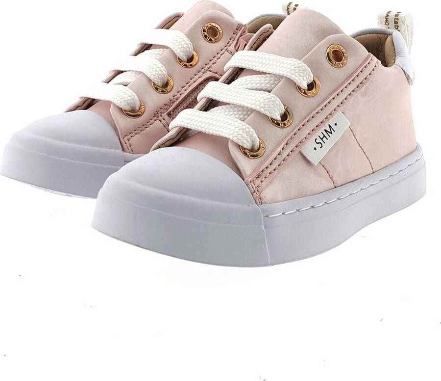 Shoesme Veterschoenen Meisjes Pink Pearl Leer