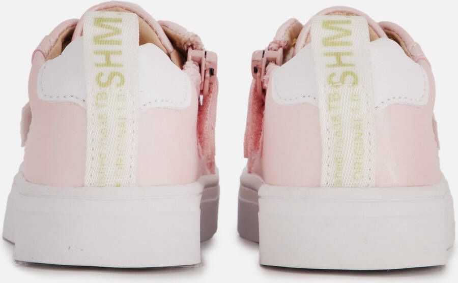 Shoesme Veterschoenen Meisjes Pink Pearl Leer