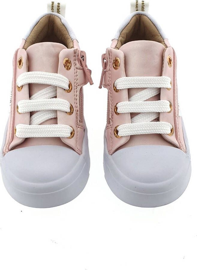 Shoesme Veterschoenen Meisjes Pink Pearl Leer