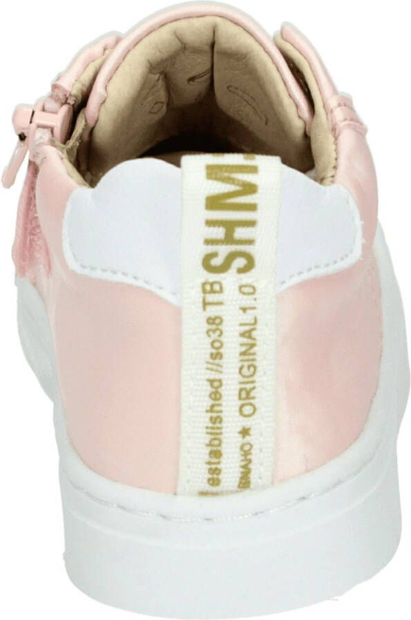 Shoesme Veterschoenen Meisjes Pink Pearl Leer