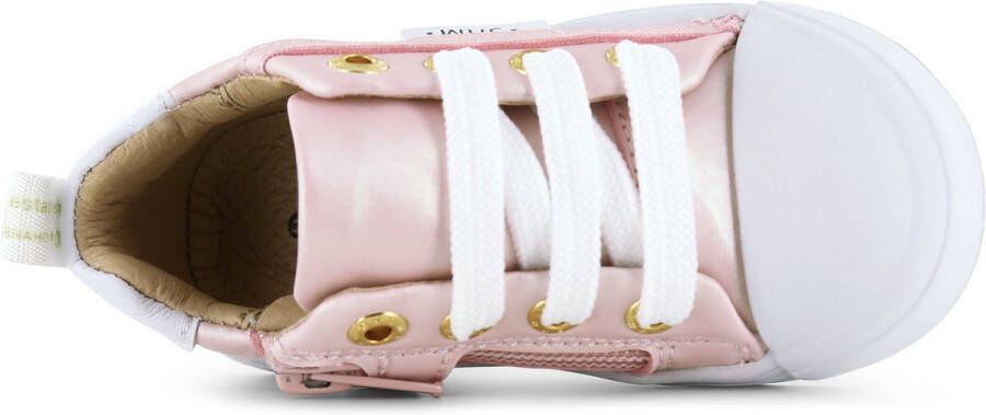 Shoesme Veterschoenen Meisjes Pink Pearl Leer