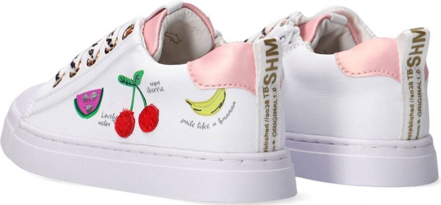 Shoesme witte sneaker met fruitjes