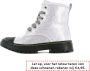 Shoesme zilvermetallic lage bikerboot met stootneus - Thumbnail 7