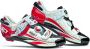 Sidi Ergo 3 Carbon Vernice racefietsschoen wit zwart rood - Thumbnail 2