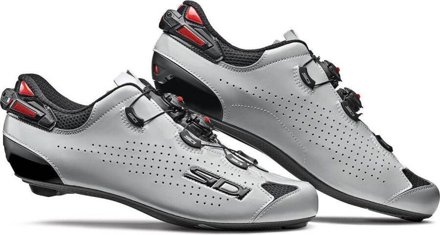 Sidi Shot 2 Fietsschoen Race Grey Glossy Black - Foto 4