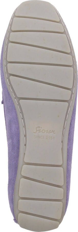 Sioux Carmona Velour dames instapschoen Lila