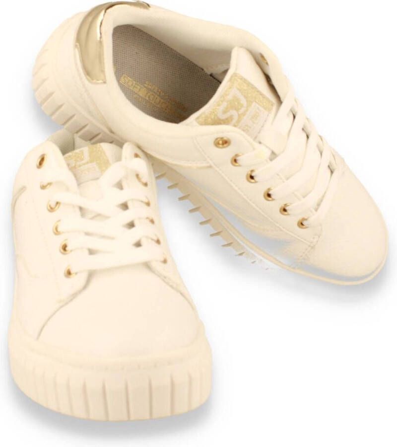 SJ LIFESTYLE Sj Dames Sneaker Wit platina