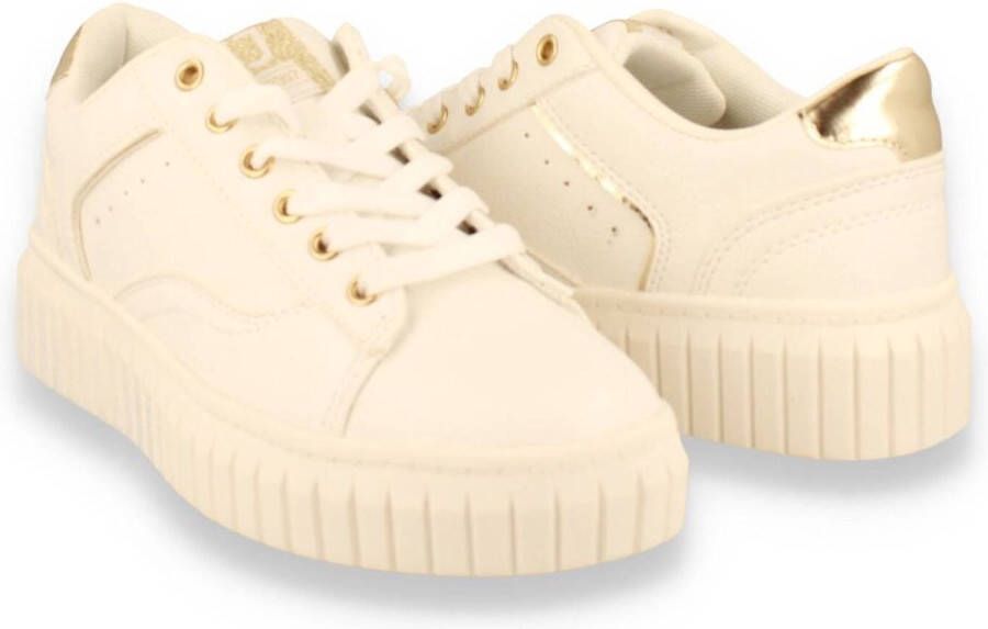 SJ LIFESTYLE Sj Dames Sneaker Wit platina