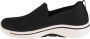 Skechers Go Walk Arch Fit Delora 124418 BKW Vrouwen Zwart Sneakers - Thumbnail 5