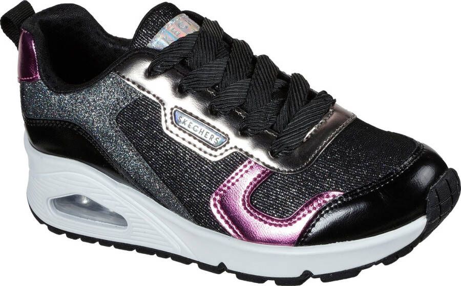 Skechers 310513- uno metallic remix zwart