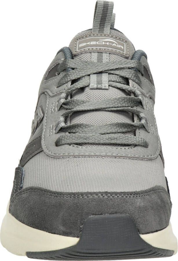 Skechers Grijze Leren Court Sneaker met AirCooled Memory Foam Gray Heren - Foto 10