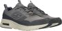 Skechers Grijze Leren Court Sneaker met AirCooled Memory Foam Gray Heren - Thumbnail 5