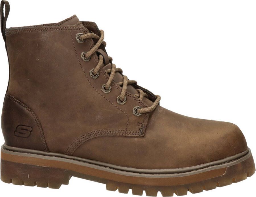 Skechers Alley Cats Talgen veterboots bruin