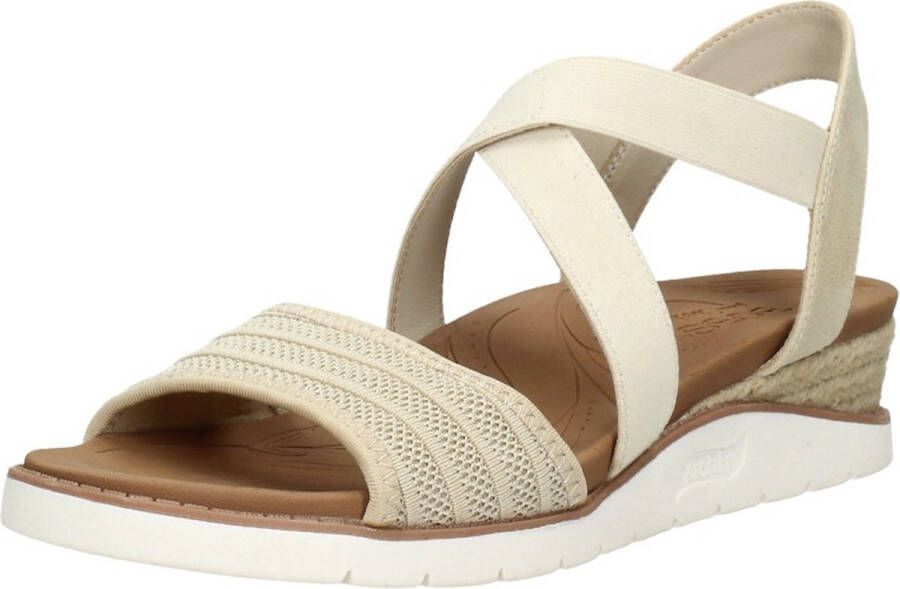 Skechers Arch Fit Beach Kiss-Boho Beyo Dames Sandalen beige