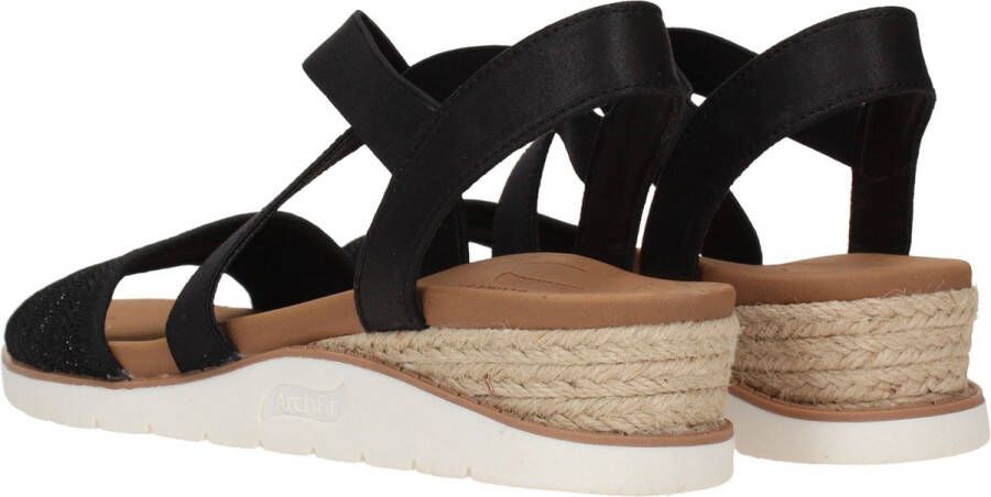 Skechers Arch Fit Beach Kiss-Boho Beyo Dames Sandalen zwart