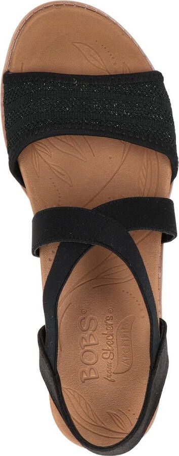 Skechers Arch Fit Beach Kiss-Boho Beyo Dames Sandalen zwart