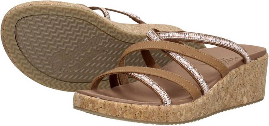 Skechers Arch Fit Berverlee Open Teen cognac