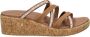 Skechers Beverlee Archfit dames sandaal Natural - Thumbnail 7