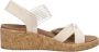 Skechers Arch Fit Beverlee Juliet Sandalen Hak beige - Thumbnail 3