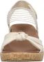 Skechers Arch Fit Beverlee Juliet Sandalen Hak beige - Thumbnail 4