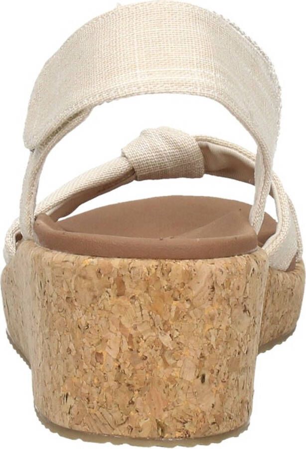 Skechers Arch Fit Beverlee Juliet Sandalen Hak beige