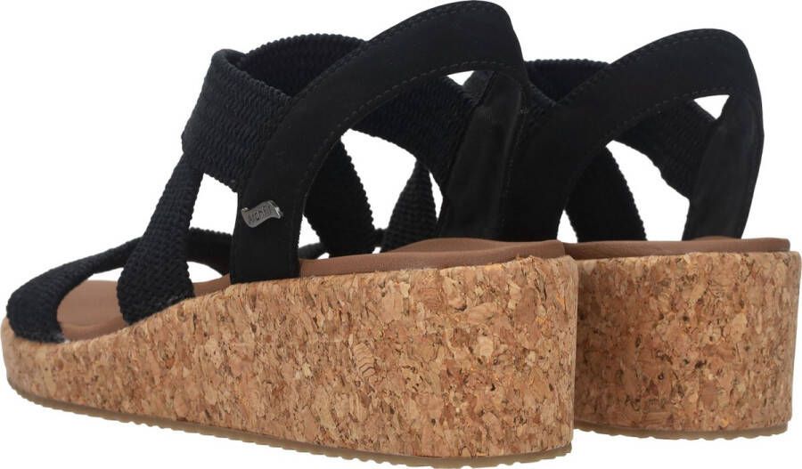 Skechers Arch fit Beverlee Sandalen zwart Textiel Dames