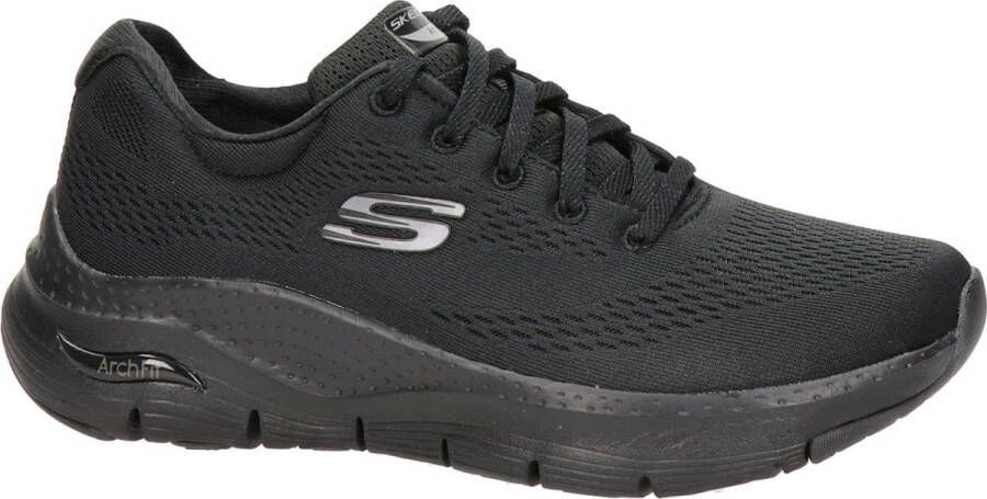 Skechers Arch Fit Big Appeal Dames Sneakers Black Black