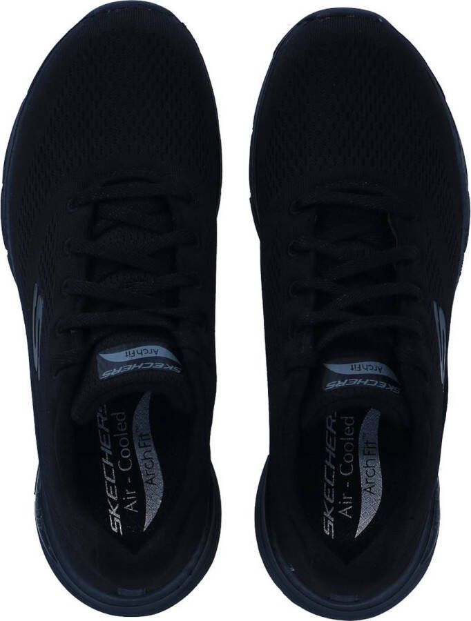 Skechers Arch Fit Big Appeal Dames Sneakers Black Black