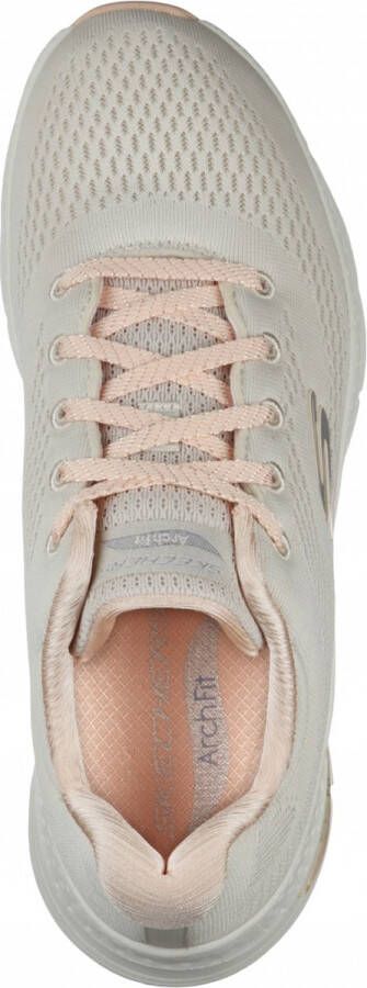 Skechers Arch Fit Big Appeal Dames Sneakers Natural Coral