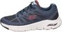 Skechers Arch Fit-Charge Back 232042-NVRD Mannen Marineblauw Trainingschoenen - Thumbnail 10
