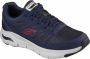 Skechers Arch Fit-Charge Back 232042-NVRD Mannen Marineblauw Trainingschoenen - Thumbnail 6