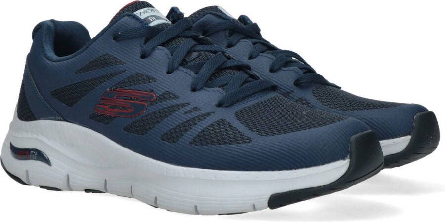 Skechers Arch Fit-Charge Back 232042-NVRD Mannen Marineblauw Trainingschoenen - Foto 12